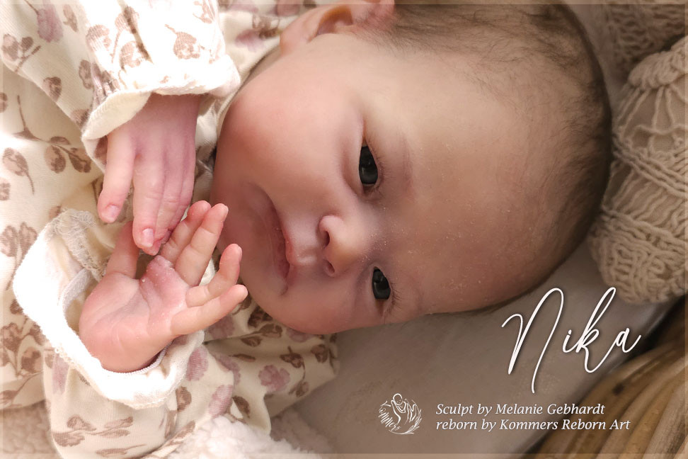 Nika Reborn Vinyl Doll Kit by  Melanie Gebhardt 19"