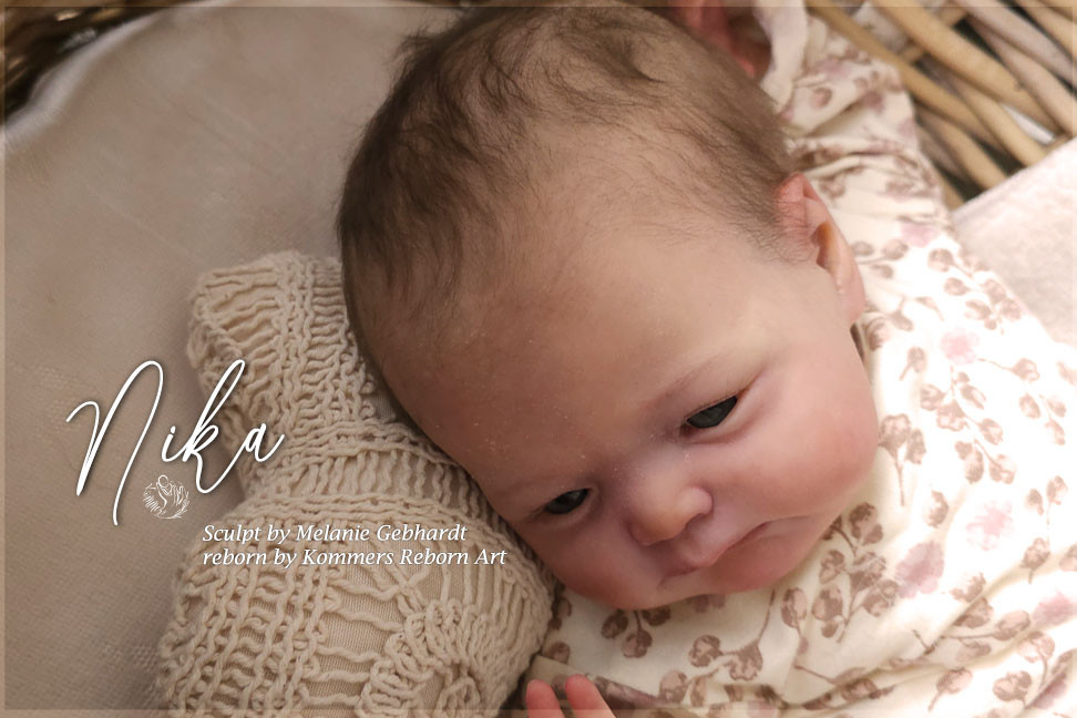 Nika Reborn Vinyl Doll Kit by  Melanie Gebhardt 19"