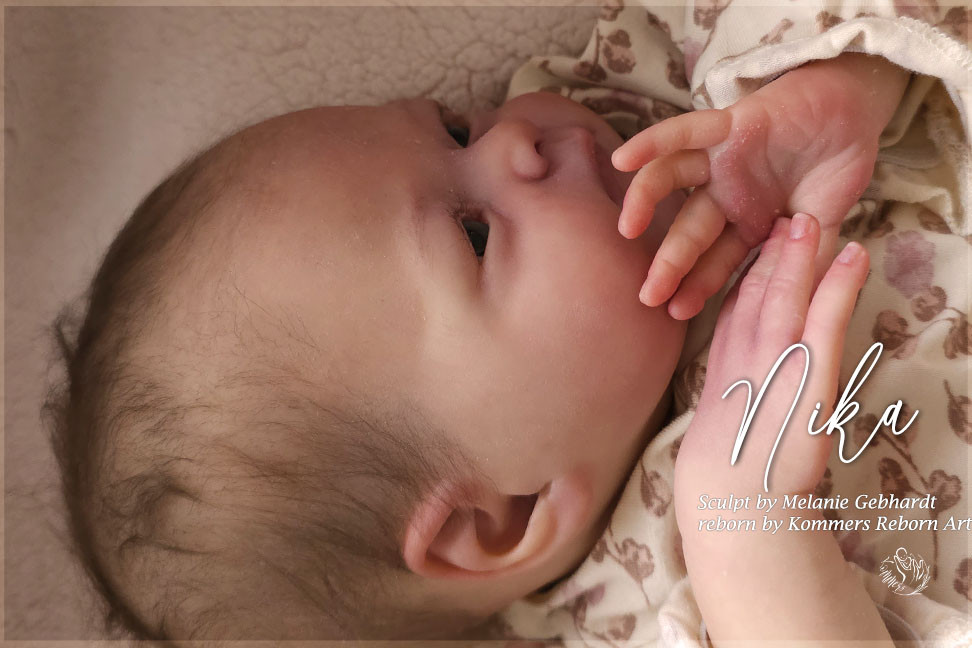 Nika Reborn Vinyl Doll Kit by  Melanie Gebhardt 19"