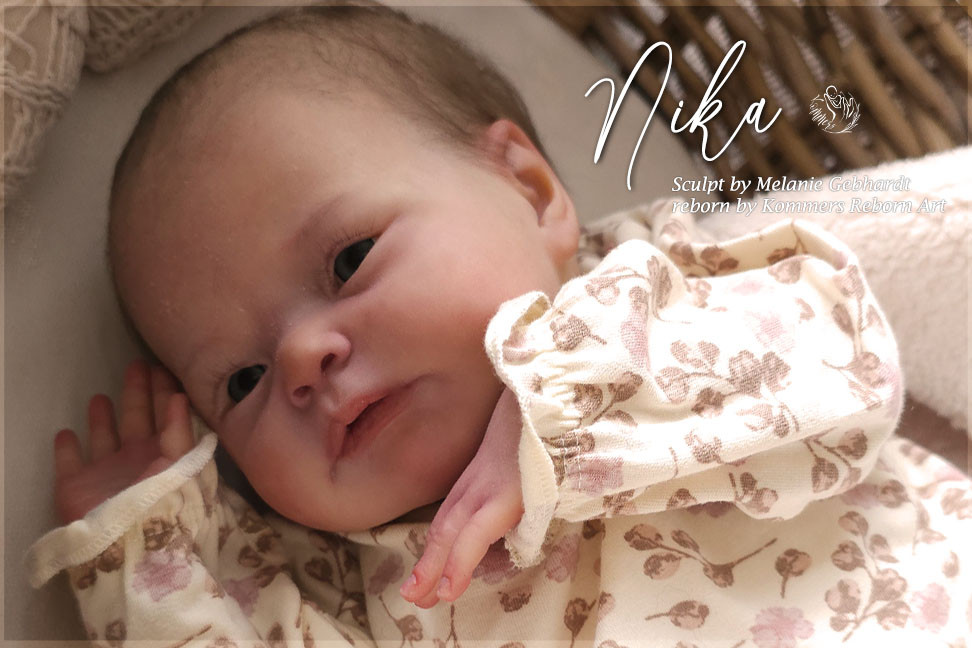 Nika Reborn Vinyl Doll Kit by  Melanie Gebhardt 19"