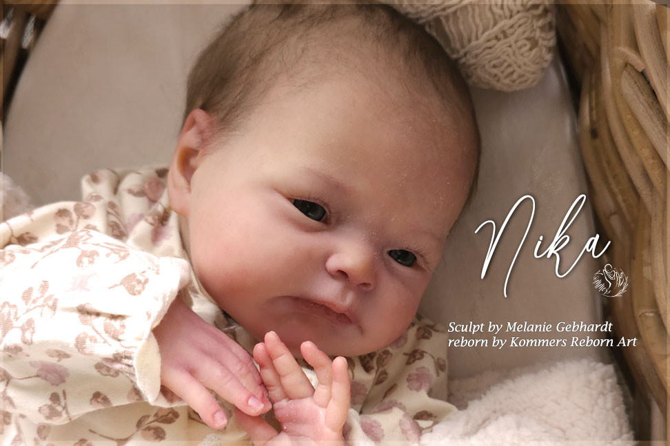 Nika Reborn Vinyl Doll Kit by  Melanie Gebhardt 19"