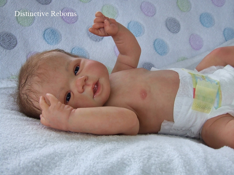 Parker Reborn Vinyl Doll Kit by Sandy Faber Ultra Soft Vinyl 20"