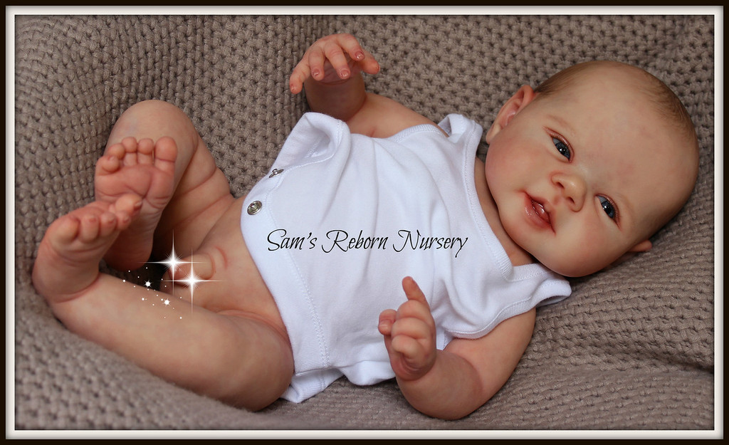 Parker Reborn Vinyl Doll Kit by Sandy Faber Ultra Soft Vinyl 20"