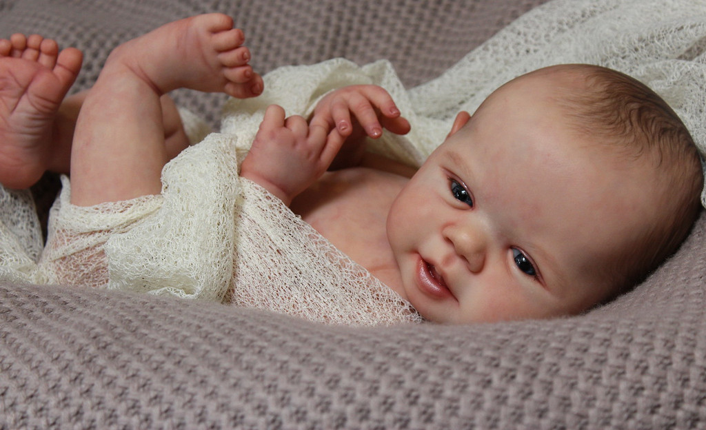 Parker Reborn Vinyl Doll Kit by Sandy Faber Ultra Soft Vinyl 20"