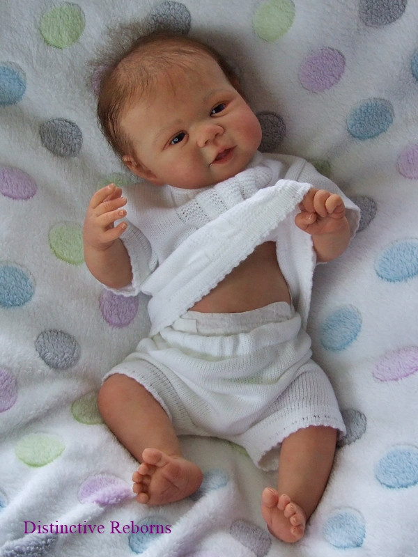 Parker Reborn Vinyl Doll Kit by Sandy Faber Ultra Soft Vinyl 20"