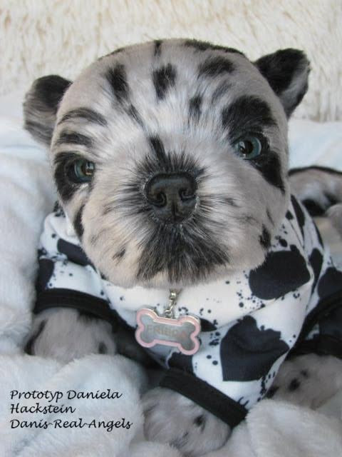 Freida the French Bull Dog Puppy Reborn Vinyl Doll Kit by Simon Laurens 16"