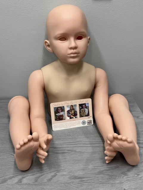 Shakirah Reborn Vinyl Toddler Doll Kit by Ping Lau 42" Mixed Vinyl CLOSE OUT PRICE