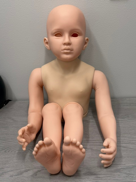Shakirah Reborn Vinyl Toddler Doll Kit by Ping Lau 42" Mixed Vinyl CLOSE OUT PRICE