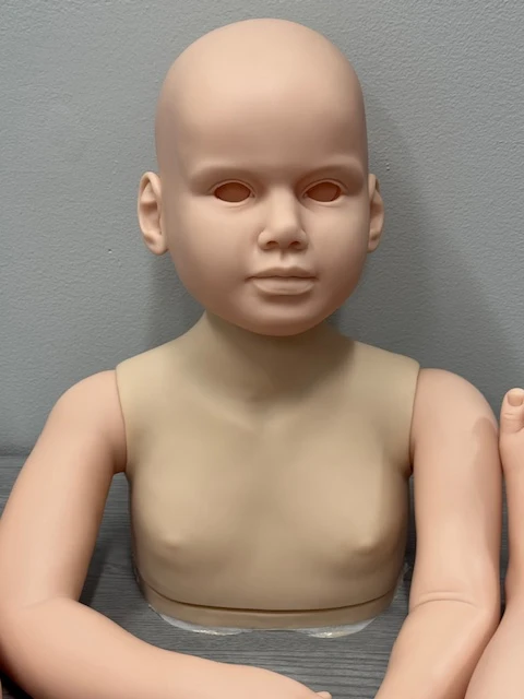 Gabriella Reborn Vinyl Toddler Doll Kit by Reva Schick 43" Mixed Vinyl CLOSE OUT PRICE