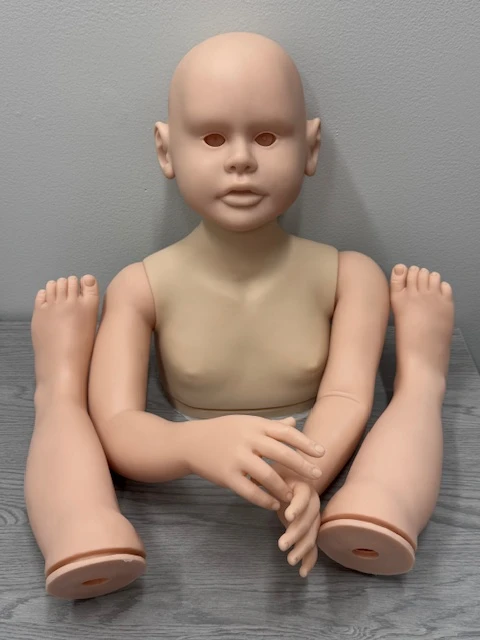 Elizabeth Reborn Vinyl Toddler Doll Kit by Ruth Aguilar 43" Mixed Vinyl CLOSE OUT PRICE