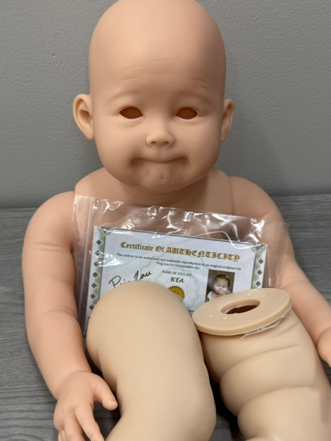 Rea Reborn Vinyl Toddler Doll Kit by Ping Lau 28" Mixed Vinyl Close Out Limited Edition