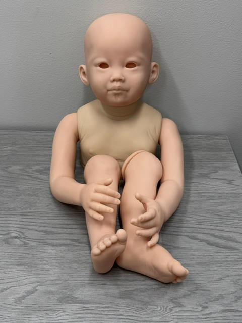 Leonie Reborn Vinyl Toddler Doll Kit by Ping Lau 32"  Mixed Vinyl Slight Boo Boos CLOSE OUT PRICE