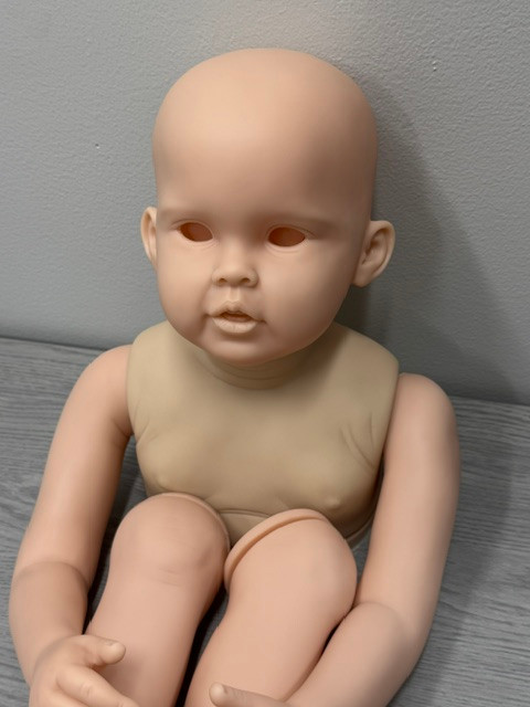 Cressida Reborn Vinyl Toddler Doll Kit by Ping Lau 32" Mixed Vinyl Close Out Price