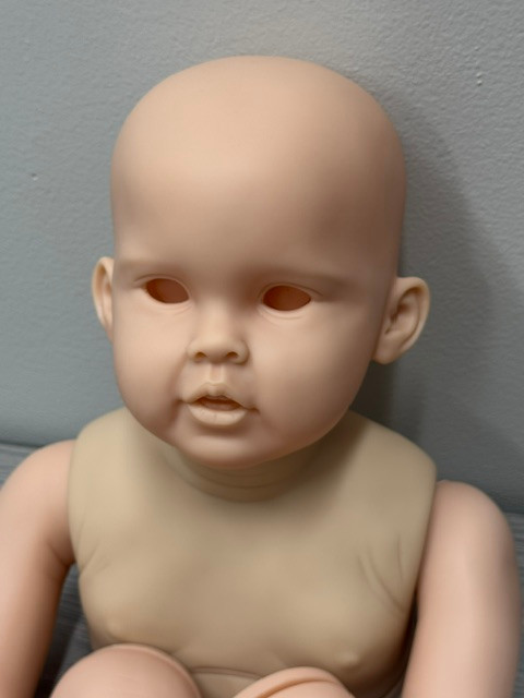 Cressida Reborn Vinyl Toddler Doll Kit by Ping Lau 32" Mixed Vinyl Close Out Price