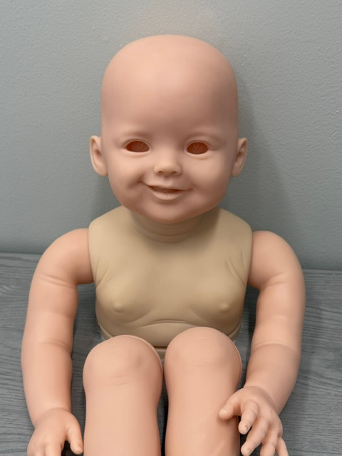 Daphne Reborn Vinyl Toddler Doll Kit by Ping Lau 32" Mixed Vinyl Close Out Price!