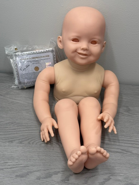 Daphne Reborn Vinyl Toddler Doll Kit by Ping Lau 32" Mixed Vinyl Close Out Price!
