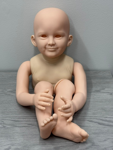 Kalida Reborn Vinyl Toddler Doll Kit by Ping Lau 32" Mixed Vinyl Slight Boo Boos CLOSE OUT PRICE