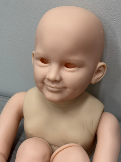 Kalida Reborn Vinyl Toddler Doll Kit by Ping Lau 32" Mixed Vinyl Slight Boo Boos CLOSE OUT PRICE