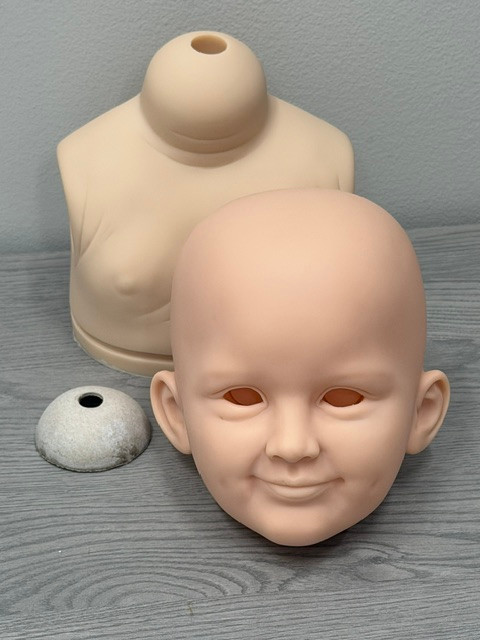 Kalidah Reborn Vinyl Toddler Doll Kit by Ping Lau 32" Mixed Vinyl Slight Boo Boos CLOSE OUT PRICE