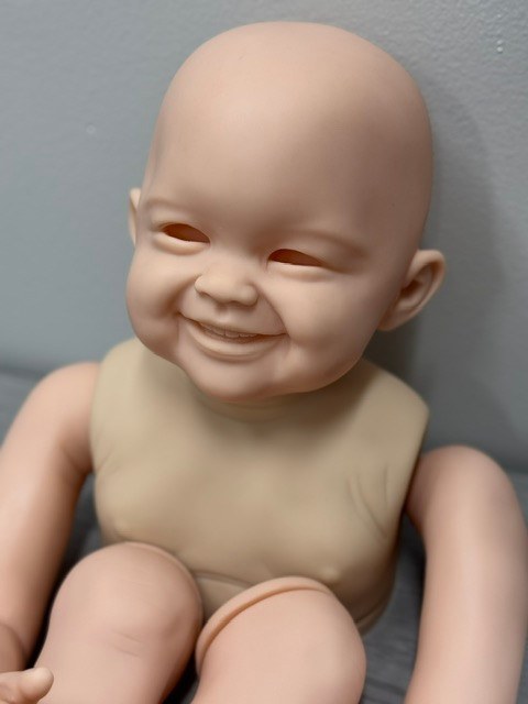 Machiko Reborn Vinyl Toddler Doll Kit by Ping Lau 32" Mixed Vinyl Close Out Price