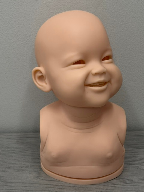 Machiko Reborn Vinyl Toddler Doll Kit by Ping Lau 32" Mixed Vinyl Close Out Price