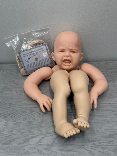 Calia Reborn Vinyl Toddler Doll Kit by Ping Lau 28" Mixed Vinyl Close Out Price! 