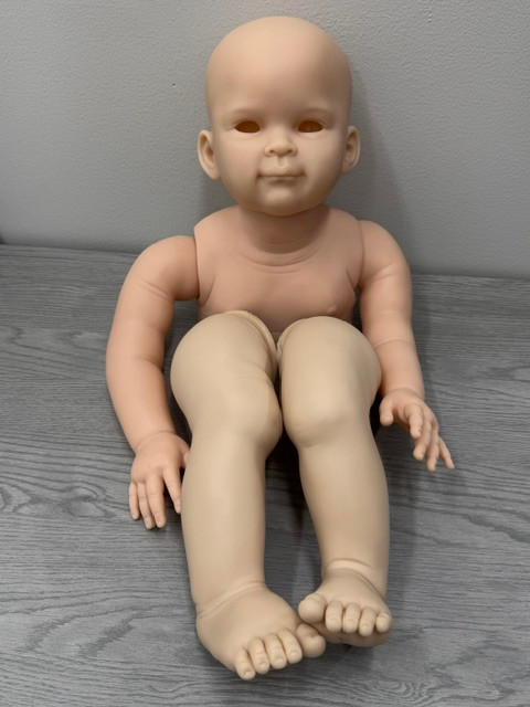 Asha Reborn Vinyl Toddler Doll Kit by Ping Lau 28" Mixed Vinyl Close Out Price 