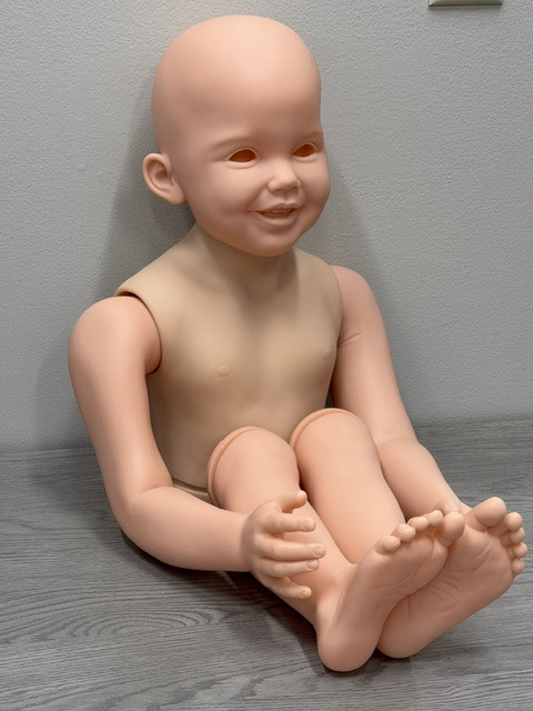 Delphi Life Sized Reborn Vinyl Toddler Doll Kit by Ping Lau 42 Inch