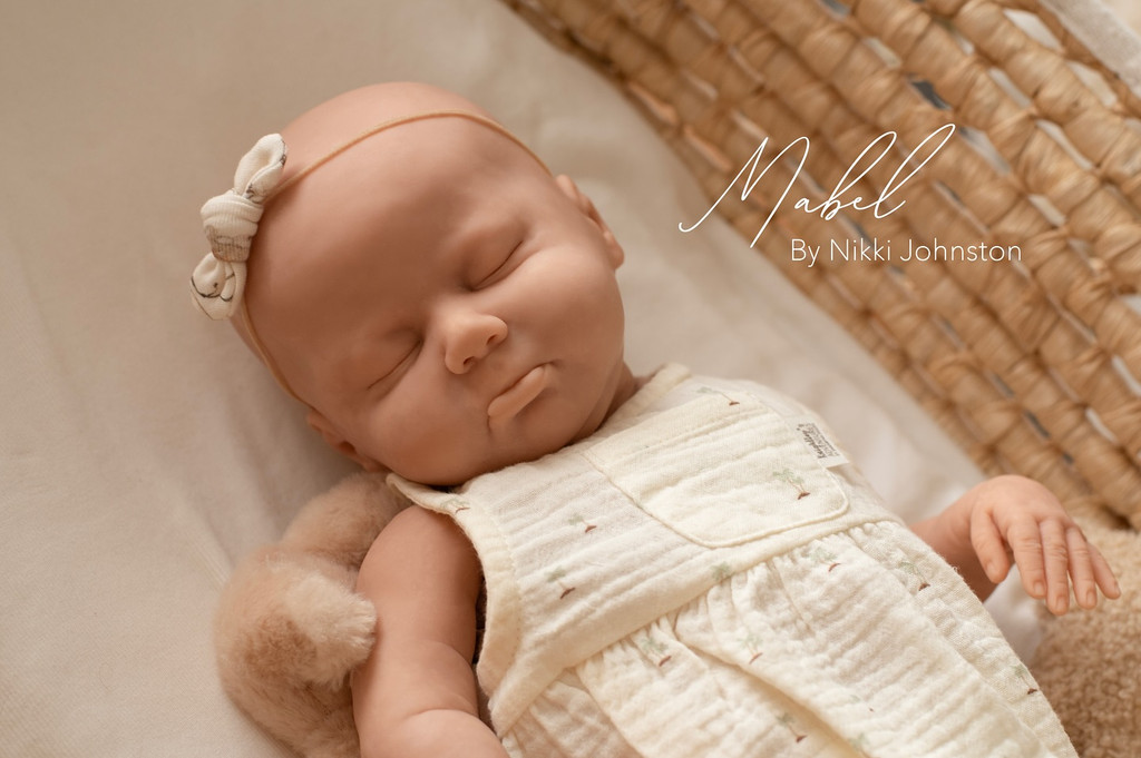 Mabel Reborn Vinyl Doll Kit by Nikki Johnston Limited Edition  19"