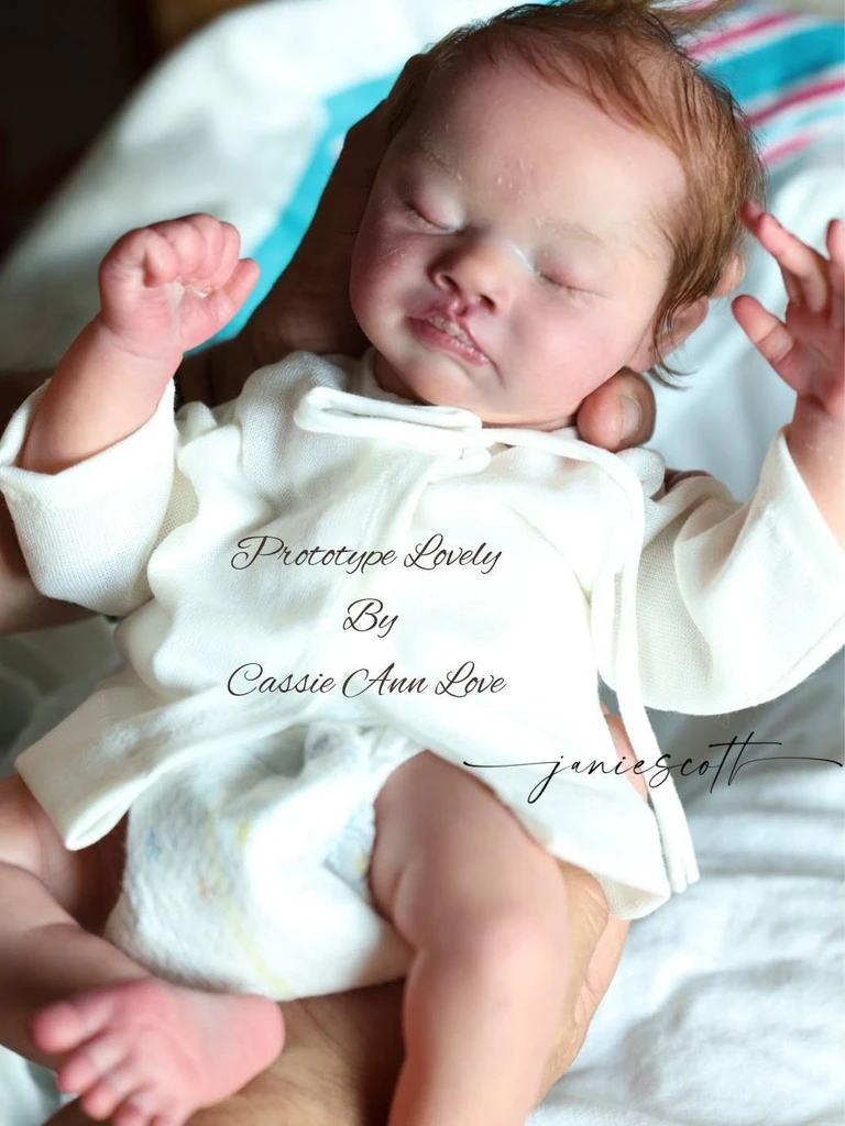Lovely Reborn Vinyl Doll Kit by Cassie Ann Love Limited Edition 18"