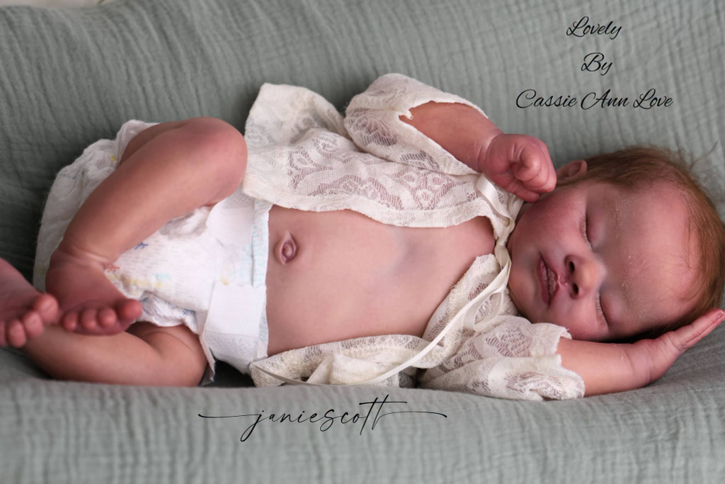 Lovely Reborn Vinyl Doll Kit by Cassie Ann Love Limited Edition 18"