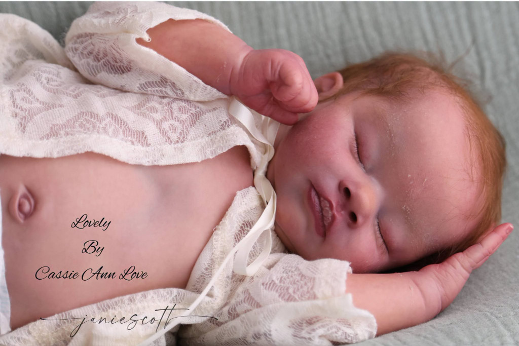 Lovely Reborn Vinyl Doll Kit by Cassie Ann Love Limited Edition 18"