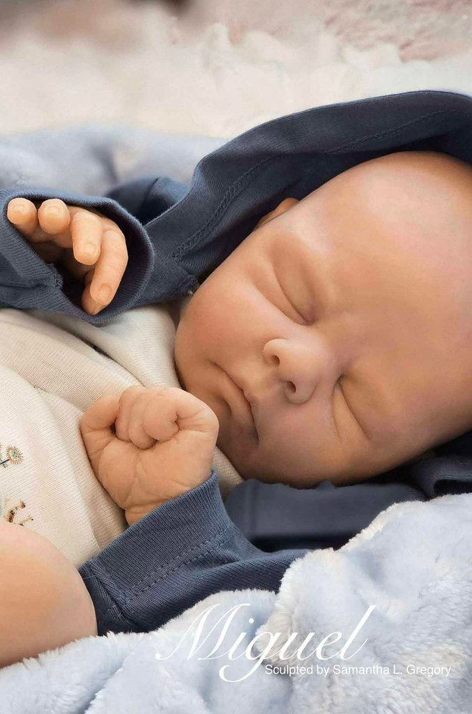 Miguel Reborn Vinyl Doll Kit by Samantha Gregory 18-19"