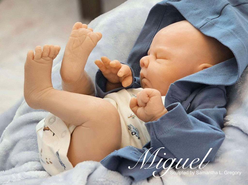 Miguel Reborn Vinyl Doll Kit by Samantha Gregory 18-19"