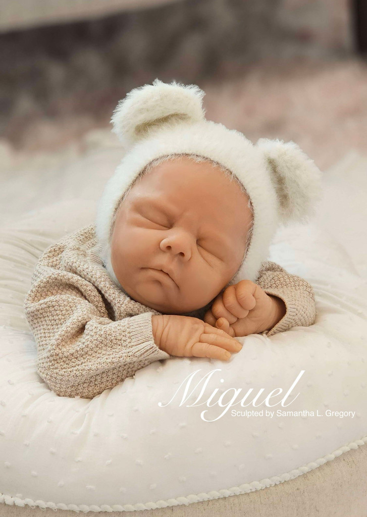 Miguel Reborn Vinyl Doll Kit by Samantha Gregory 18-19"