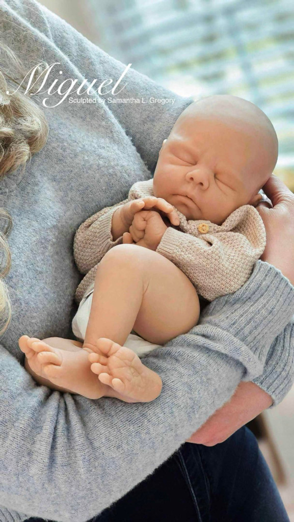 Miguel Reborn Vinyl Doll Kit by Samantha Gregory 18-19"