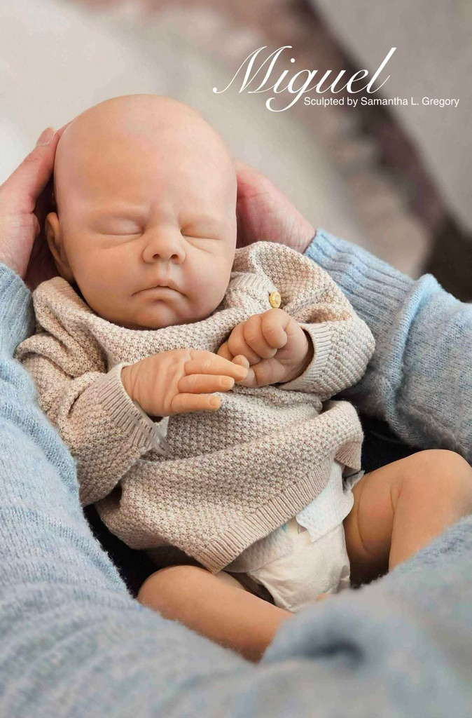Miguel Reborn Vinyl Doll Kit by Samantha Gregory 18-19"