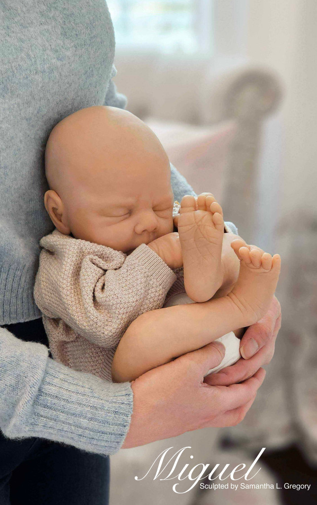 Miguel Reborn Vinyl Doll Kit by Samantha Gregory 18-19"