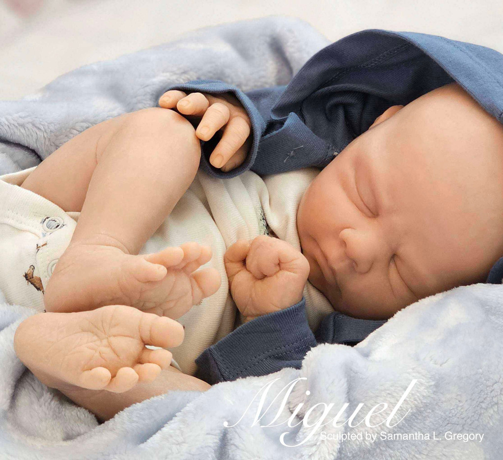 Miguel Reborn Vinyl Doll Kit by Samantha Gregory 18-19"
