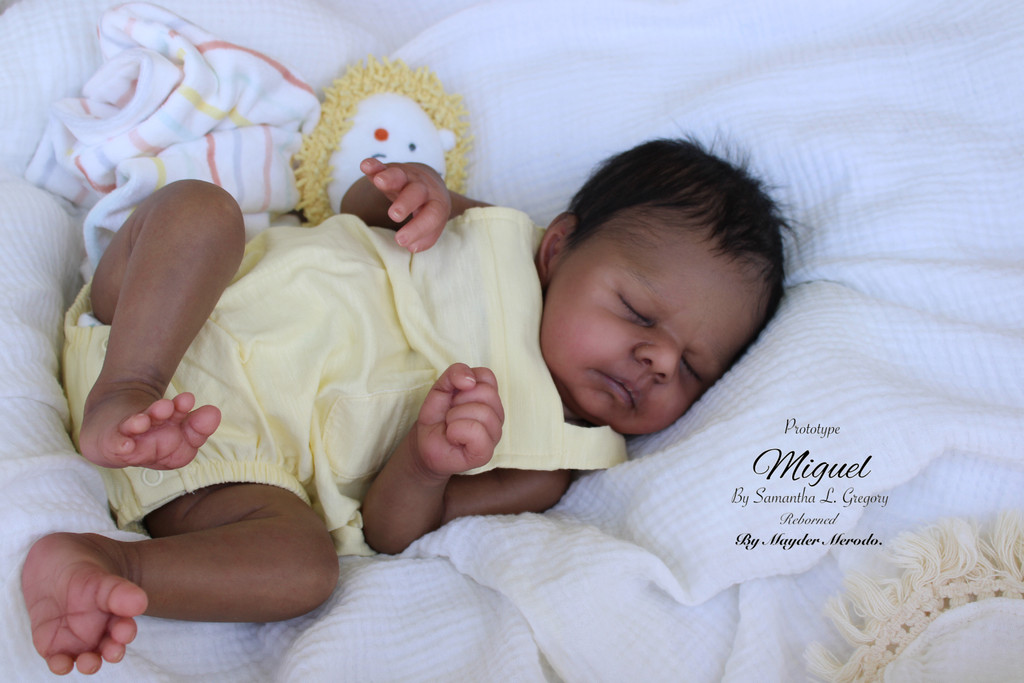 Miguel Reborn Vinyl Doll Kit by Samantha Gregory 18-19"