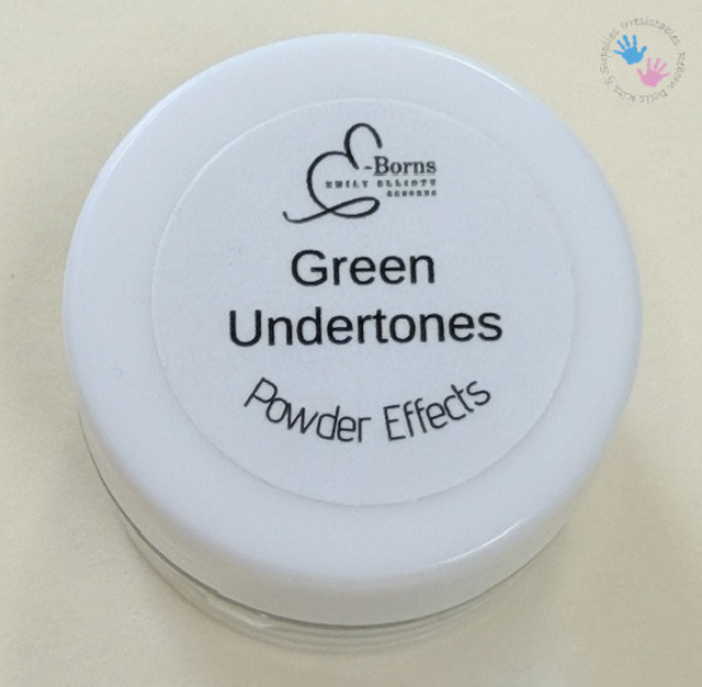 E-Borns Powder Effects  Individual Color - Green Undertones 3ml Jar