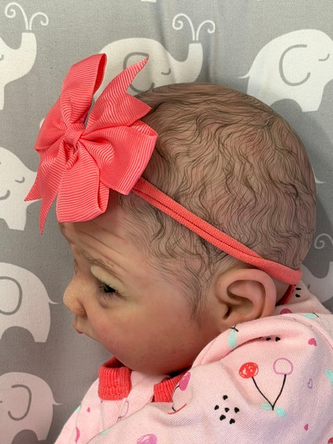 Saylor Silicone Reborn CUDDLE BABY Medium Skin Tone by Ping Lau Cherries 18"