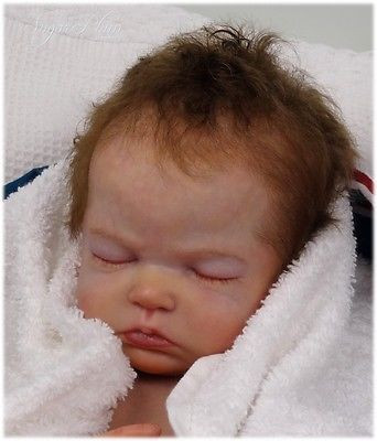 Hattie Reborn Vinyl Doll Kit by Cassie Brace 18" SOLD OUT EDITION Slight Boo Boo