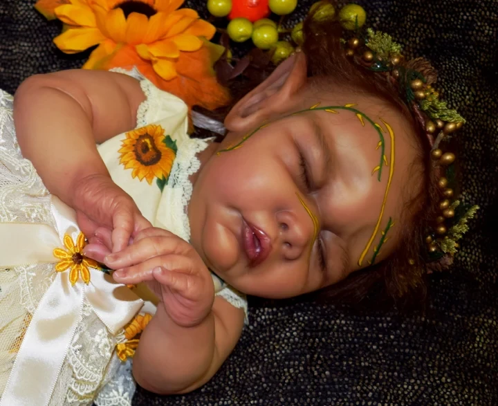 EKK Annwynn Reborn Vinyl Vampling Doll Kit by Jamie Lynn Powers 19"