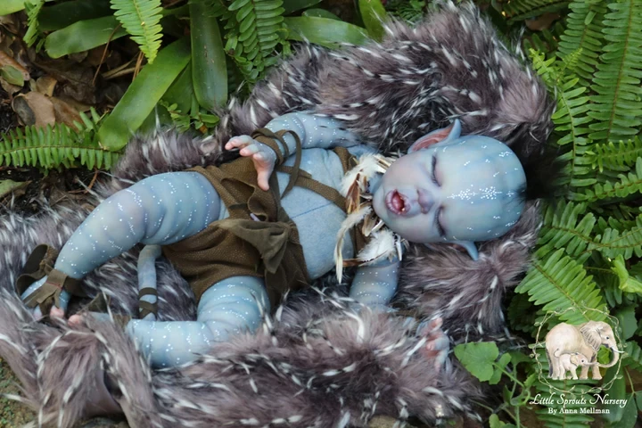 EKK Bronwynn Reborn Vinyl Vampling Doll Kit by Jamie Lynn Powers 19"