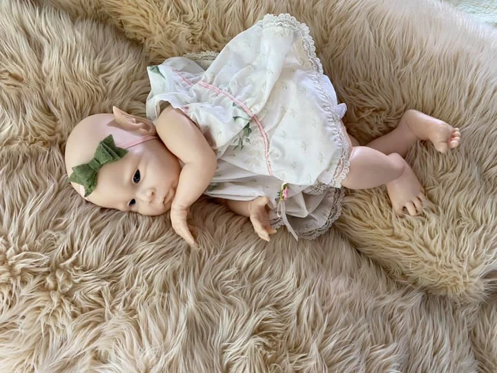EKK Delwynn Reborn Vinyl Vampling Doll Kit by Jamie Lynn Powers 19"