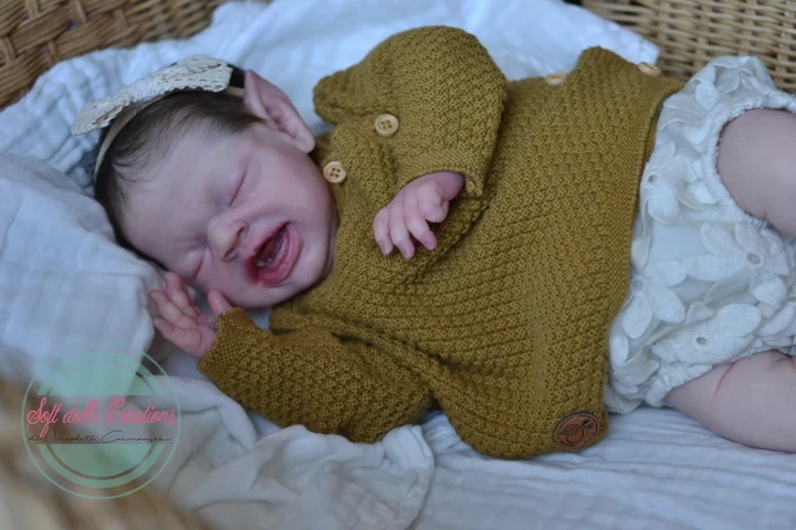 EKK Fennwynn Reborn Vinyl Vampling Doll Kit by Valerie Kruger 19"