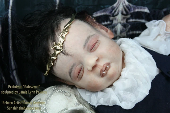 EKK Galewynn Reborn Vinyl Vampling Doll Kit by Jamie Lynn Powers 19"