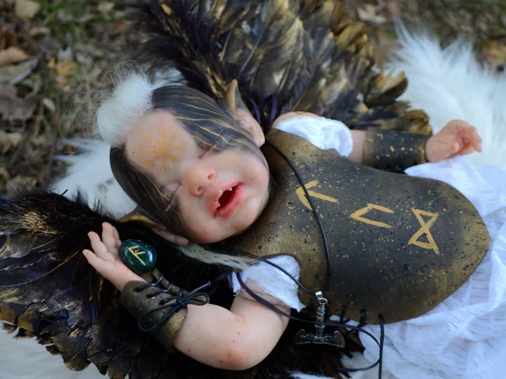 EKK Owynn Reborn Vinyl Vampling Doll Kit by Valerie Kruger 19"