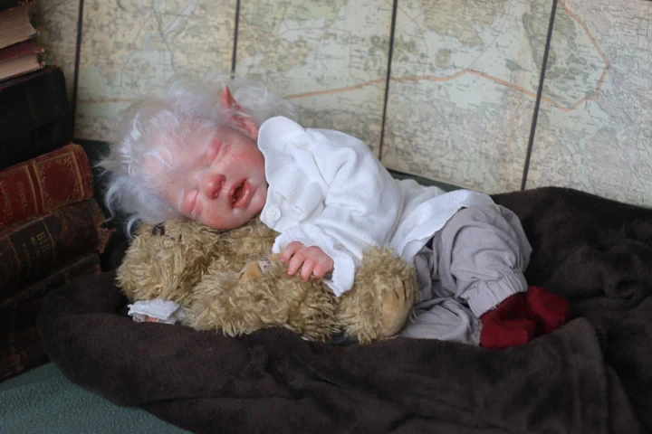 EKK Owynn Reborn Vinyl Vampling Doll Kit by Valerie Kruger 19"